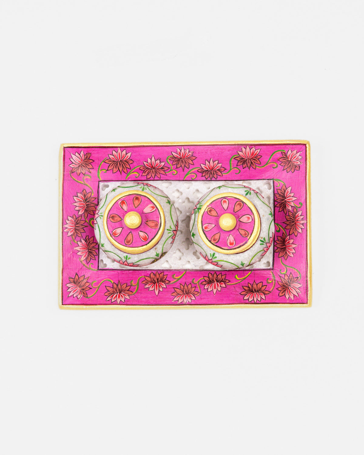 Lotus gate Pot- Double (Pink)