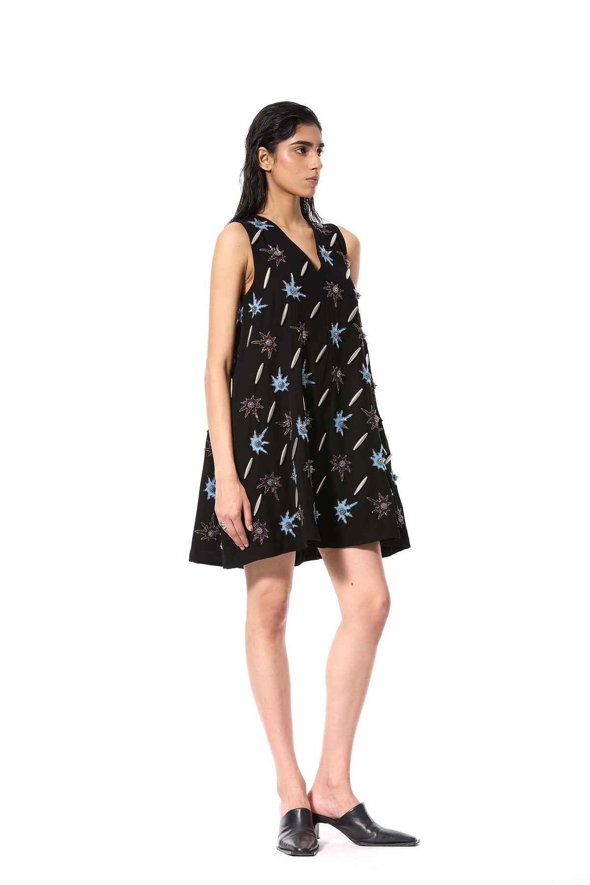'STARLACE' EMBELLISHED DRESS