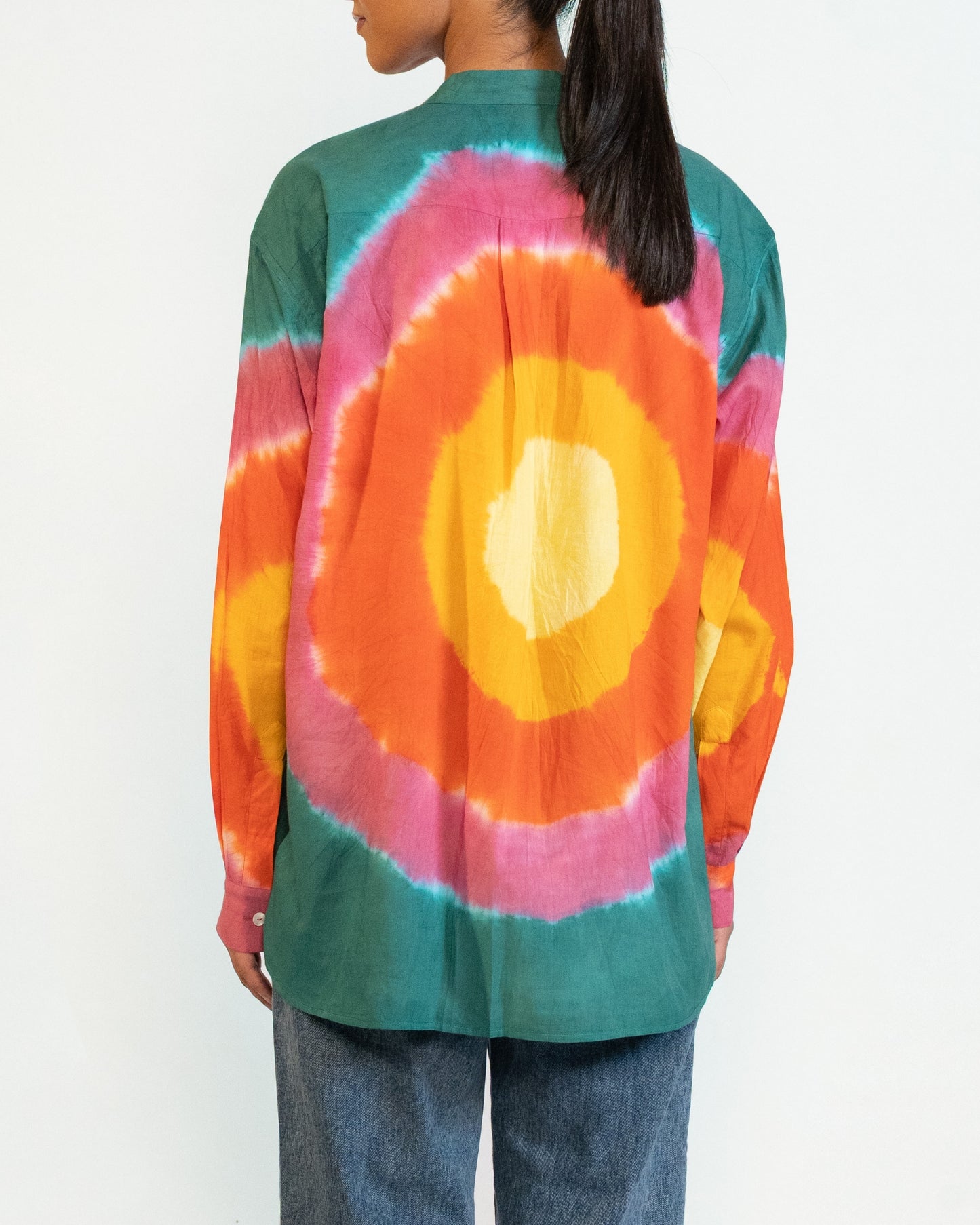 Shirt- Orange & Green