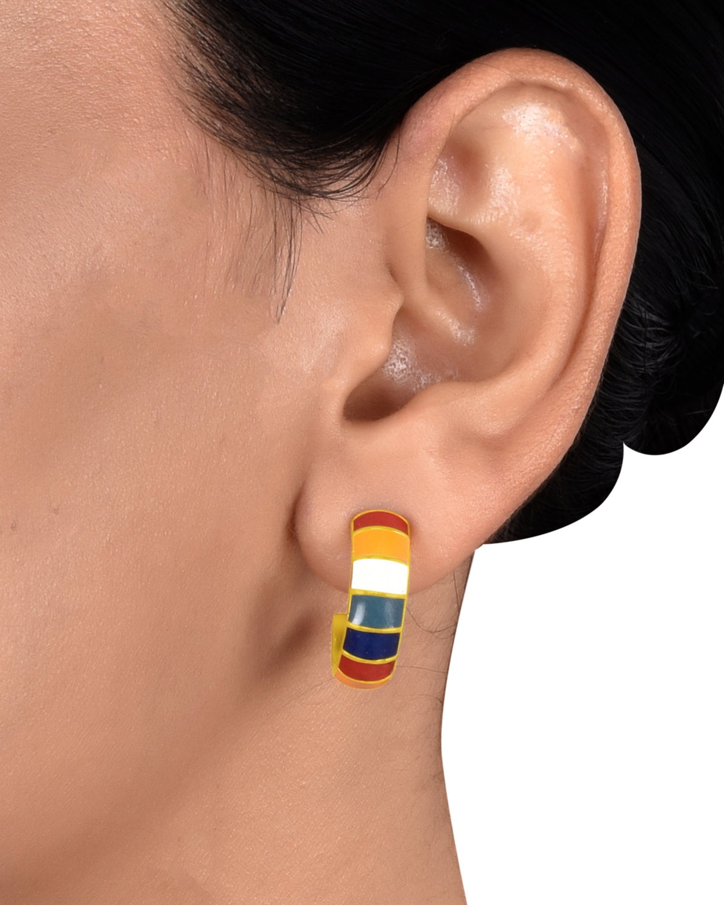 Pachranga Enamelled Earrings