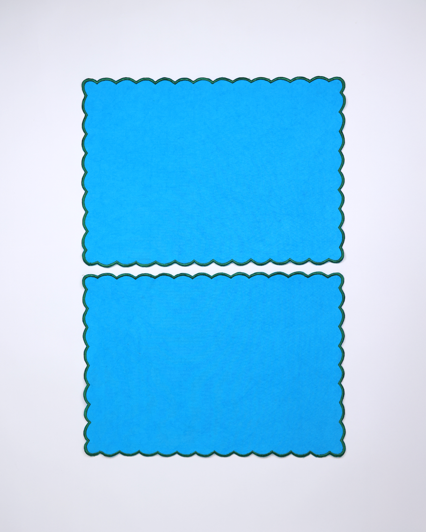 Scallop Tablemats (Blue)