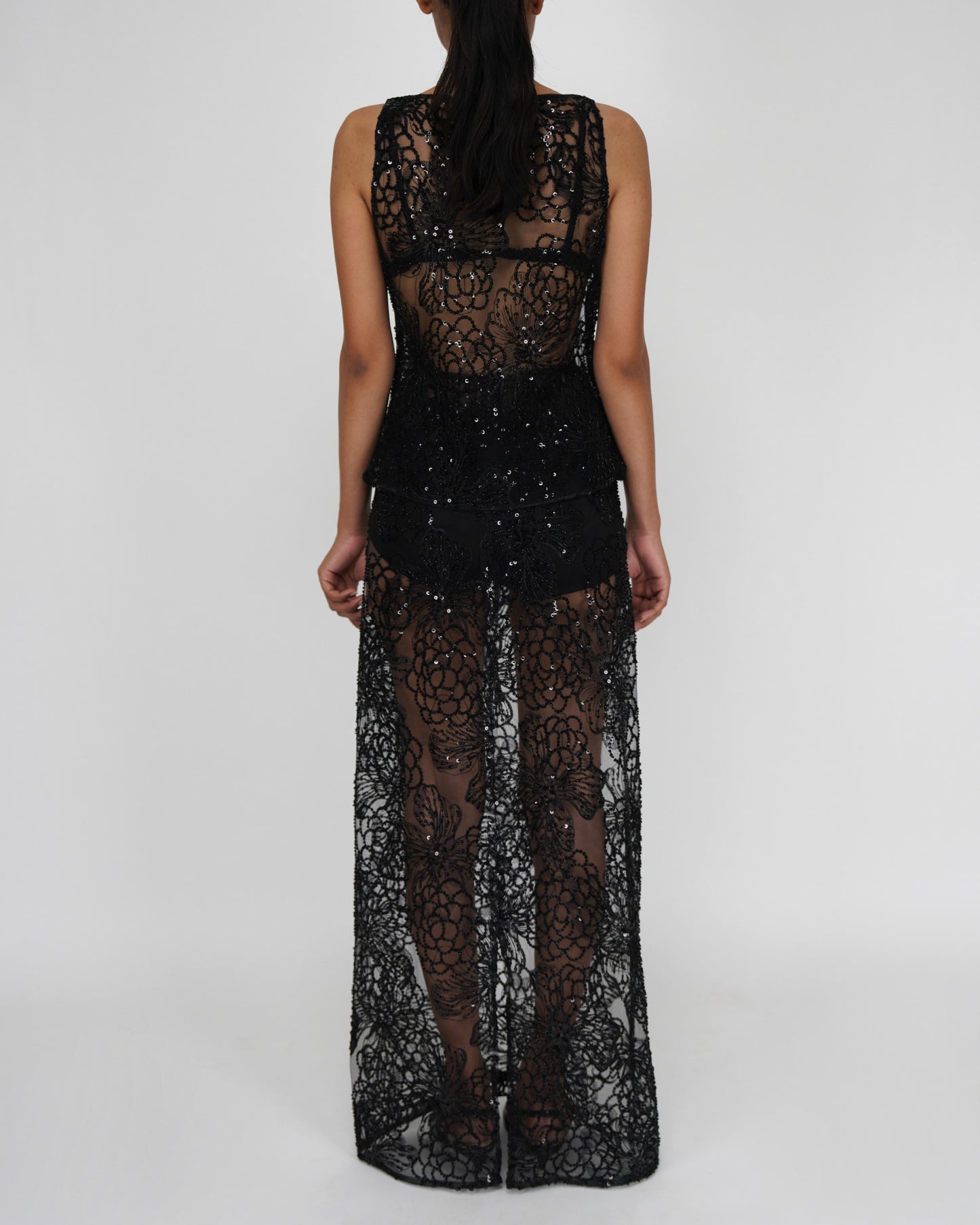 Embellished Skirt (Black)