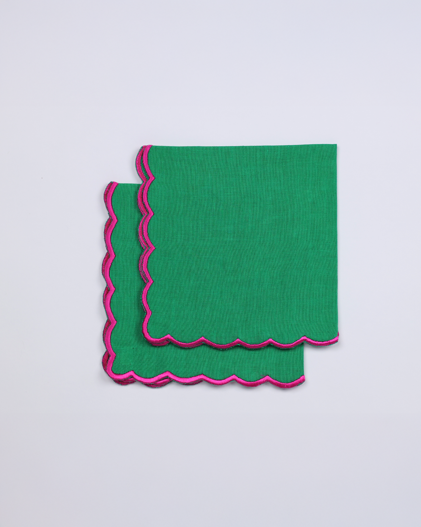Scallop Napkins (Green)
