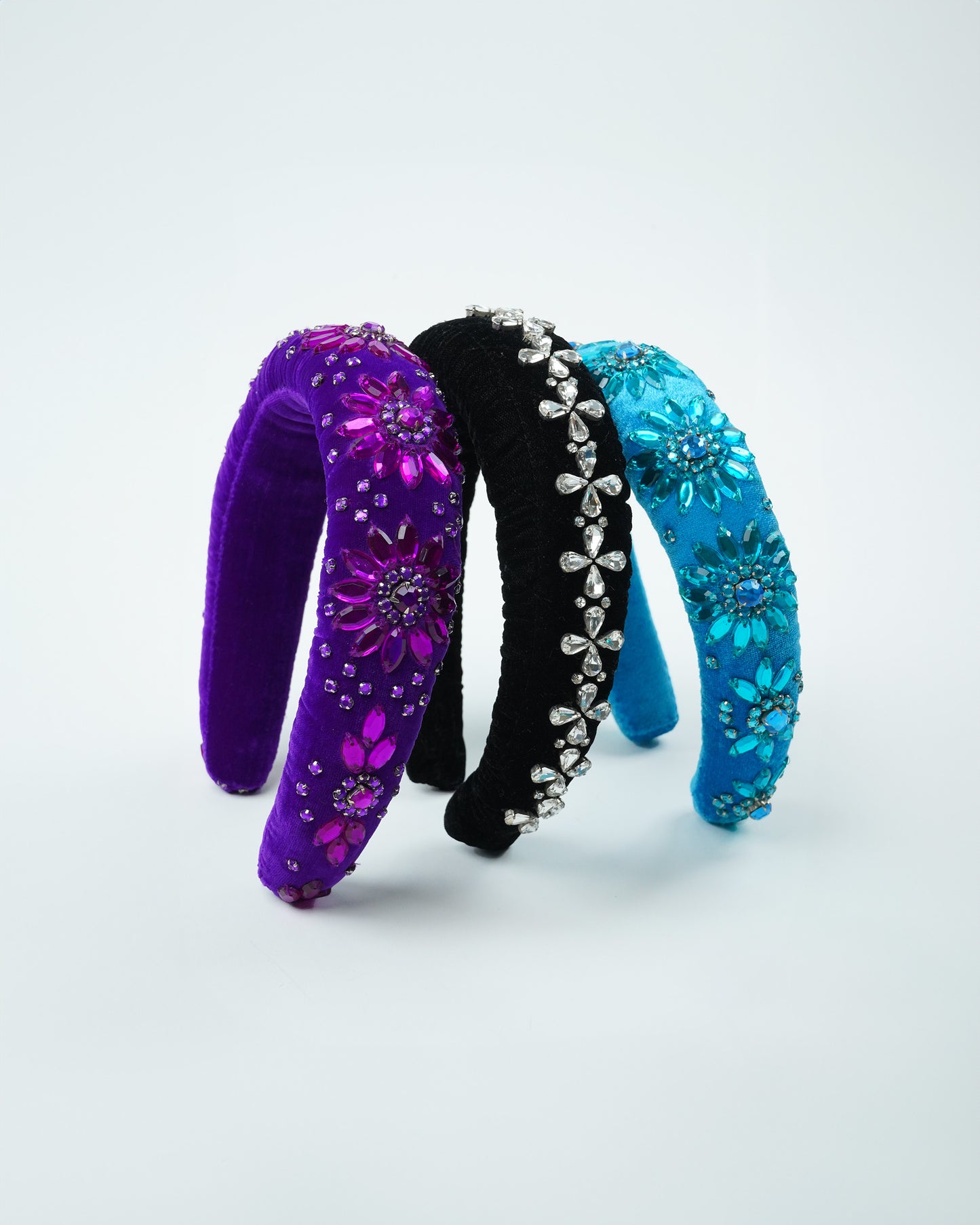 Bejeweled Hairband (Purple)