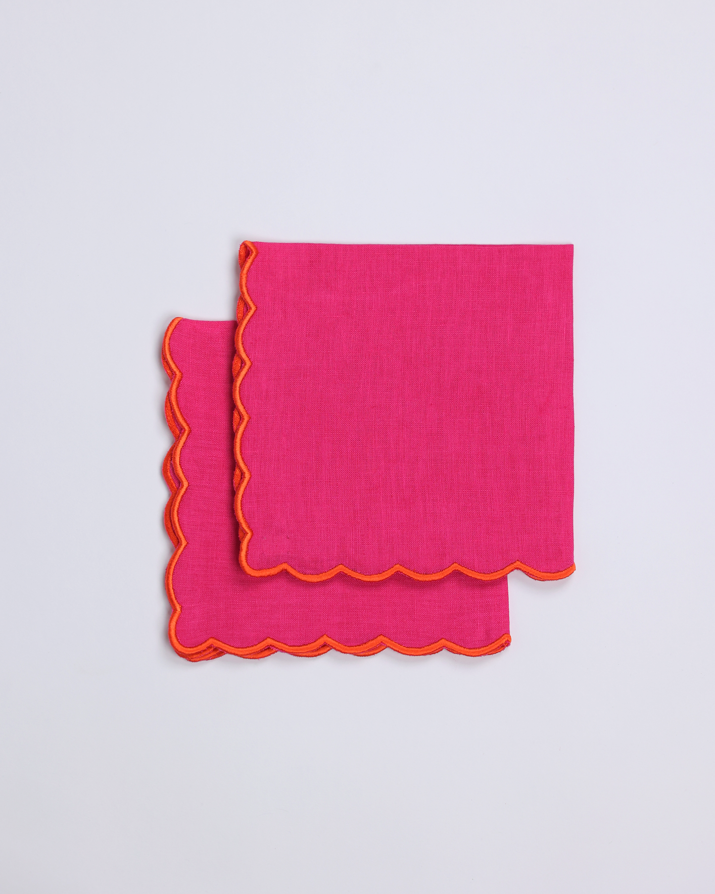 Scallop Napkins (Pink)