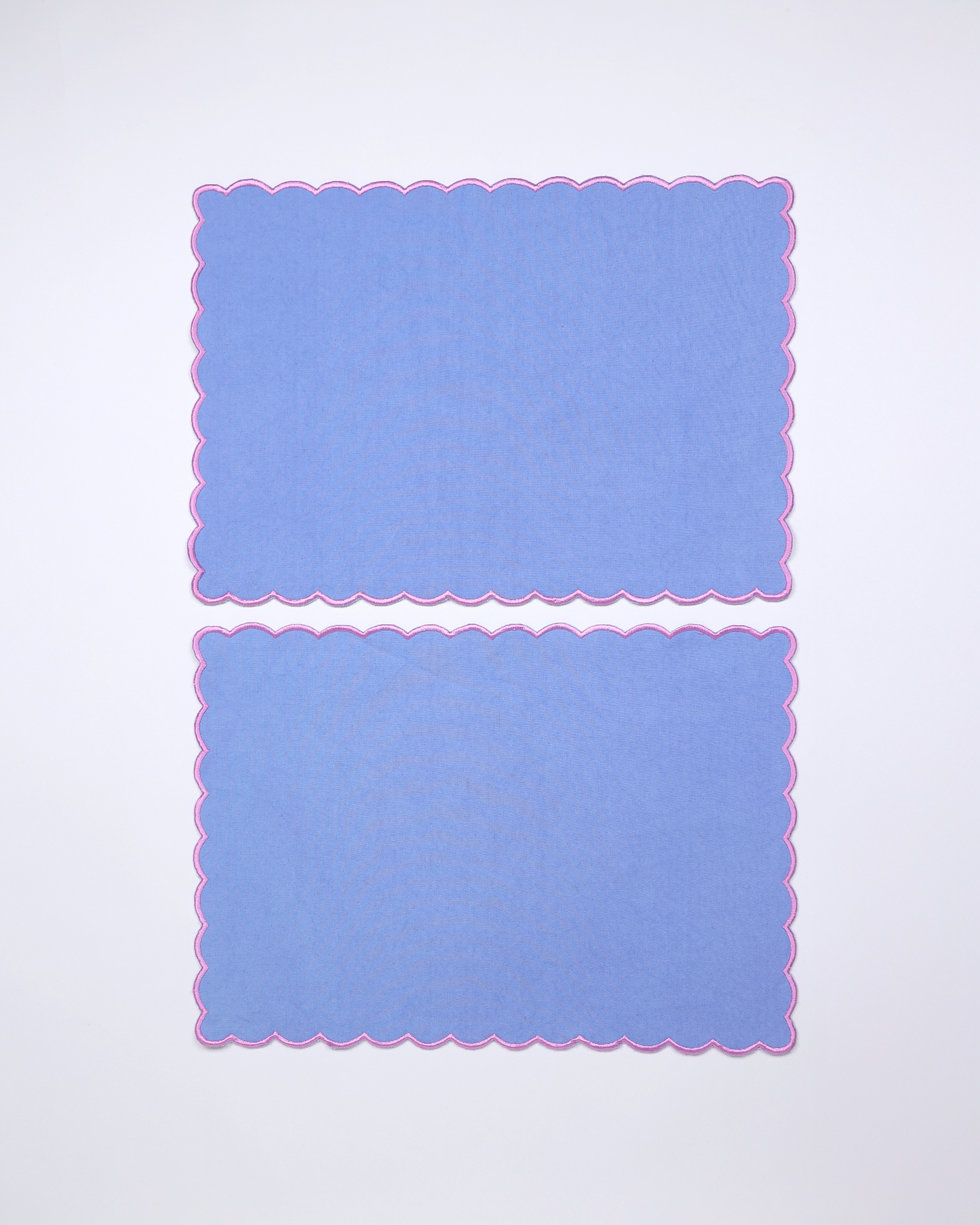 Scallop Tablemats (Light Blue)