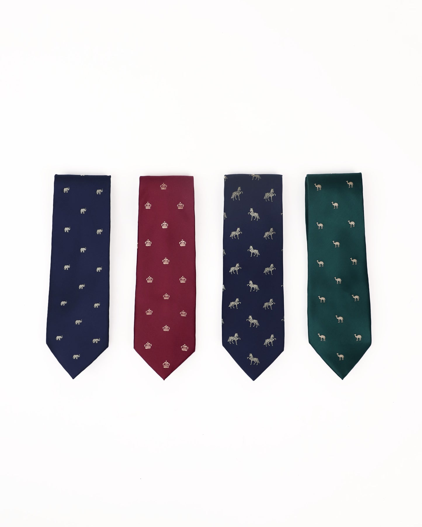 Elephant Necktie (Blue)