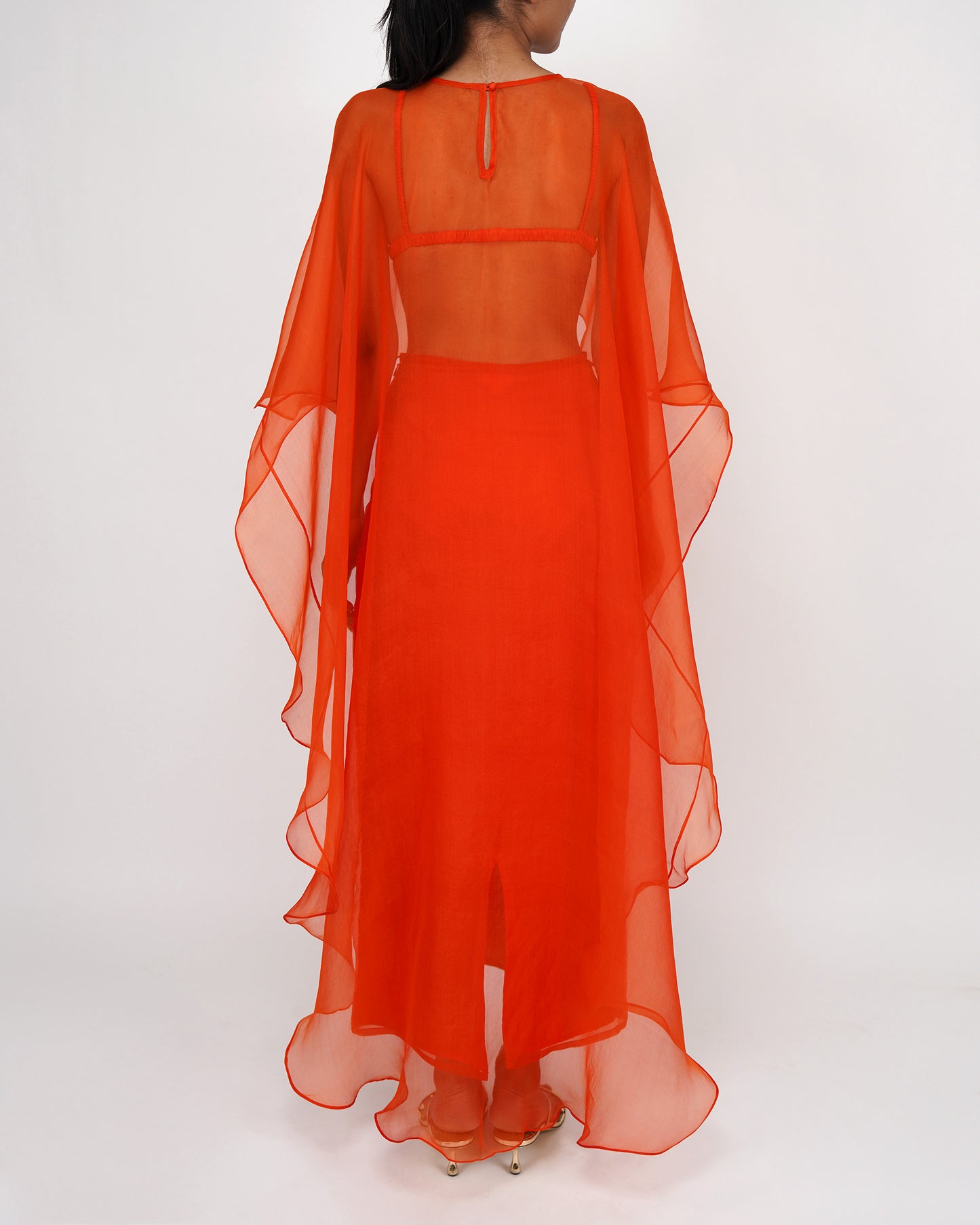 Organza Skirt (Orange)