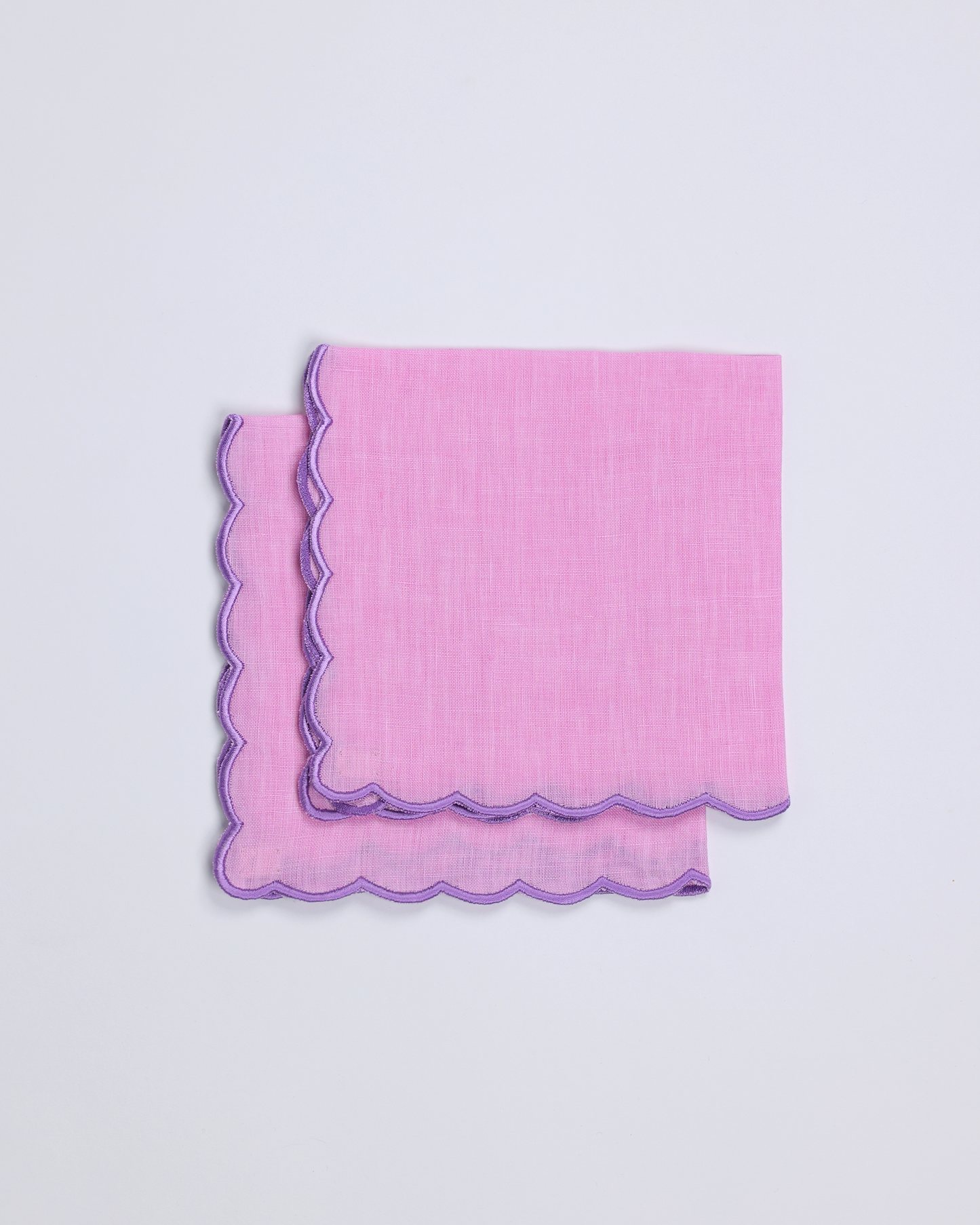 Scallop Napkins (Pink)