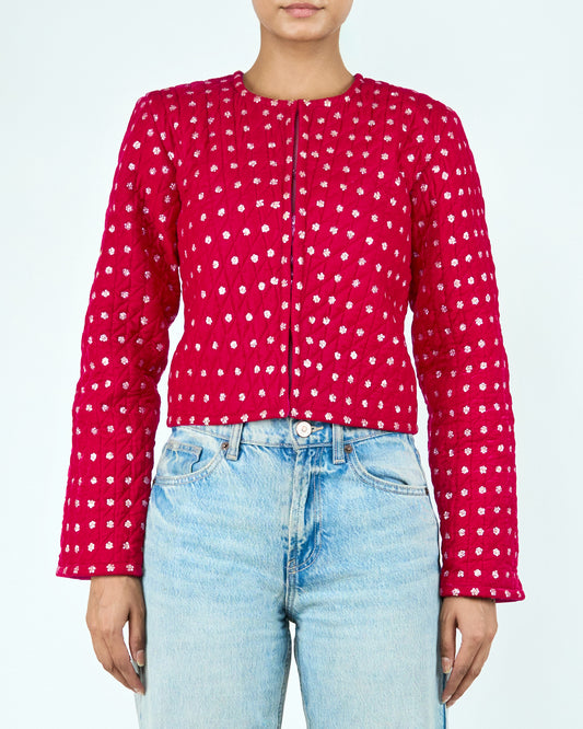 Velvet Jacket (Pink)