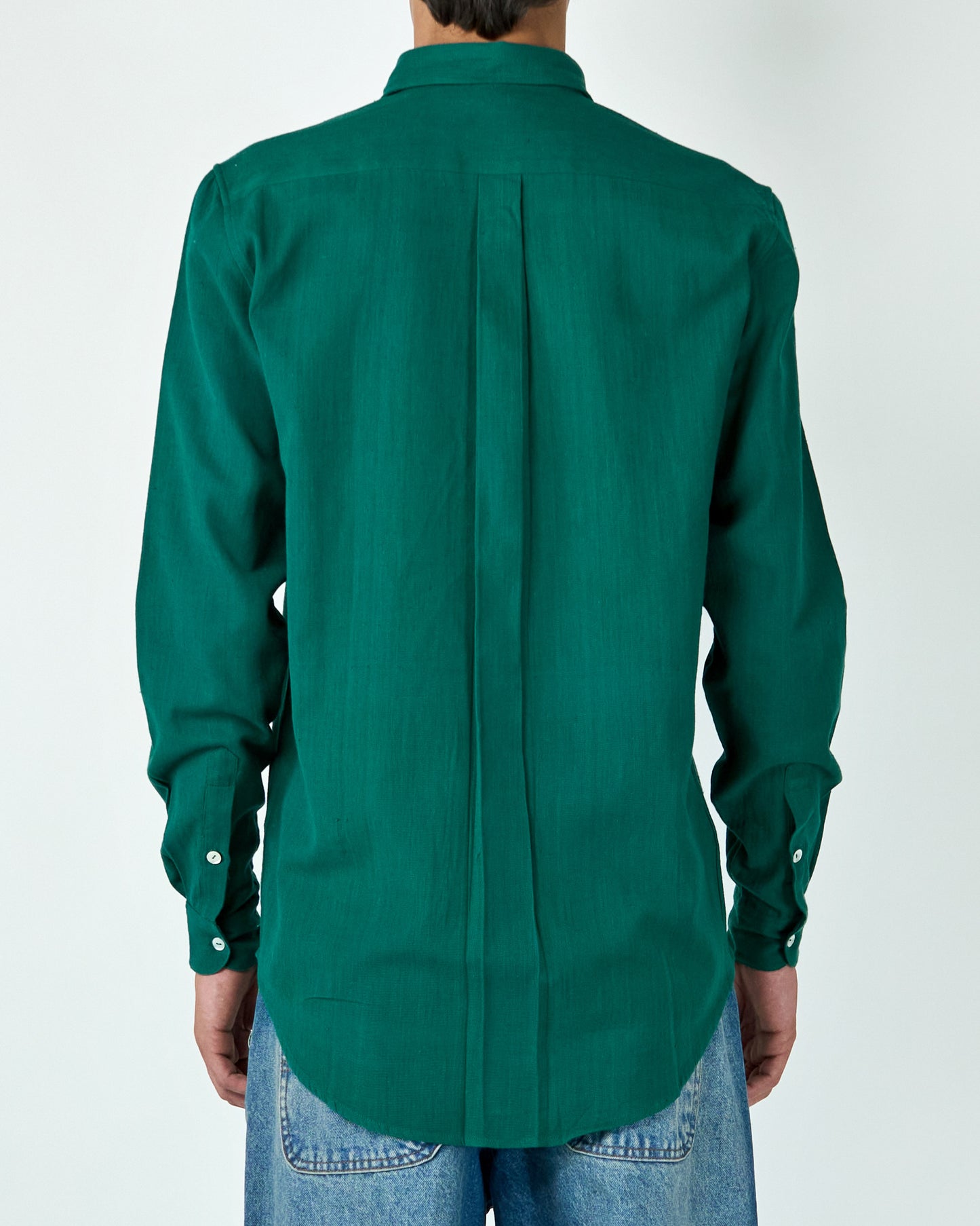 Wing Tip Collar Shirt (Green)