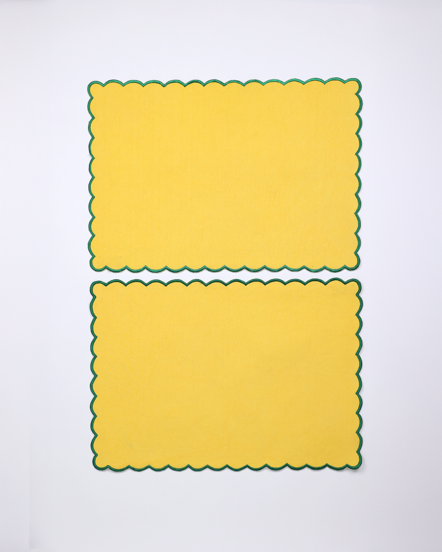 Scallop Tablemats (Yellow)