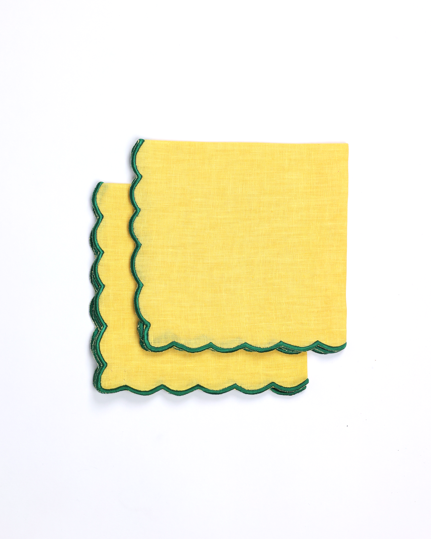 Scallop Napkins (Yellow)
