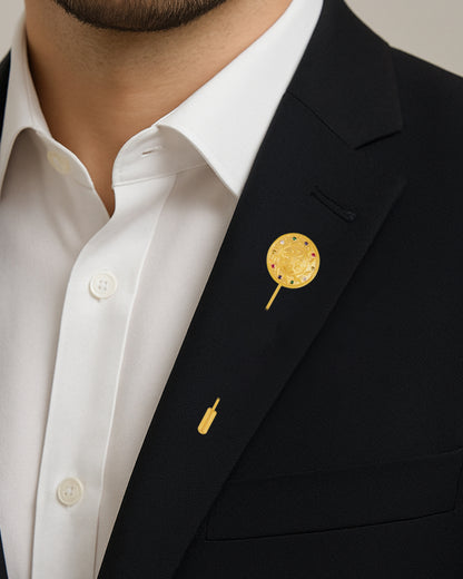 Pachranga Sun Emblem Lapel Pin
