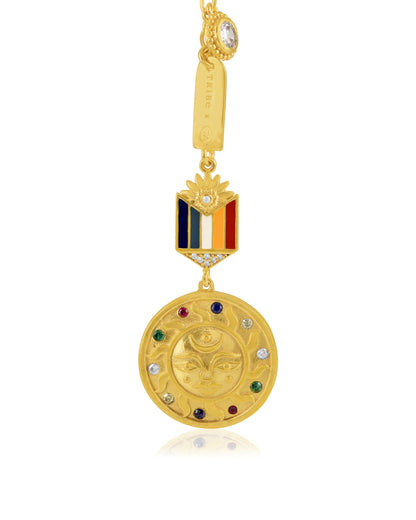 Pachranga Sun Emblem Charm