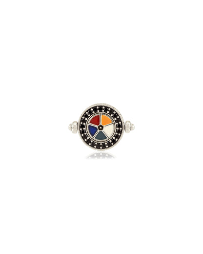 Pachranga double sided Ring