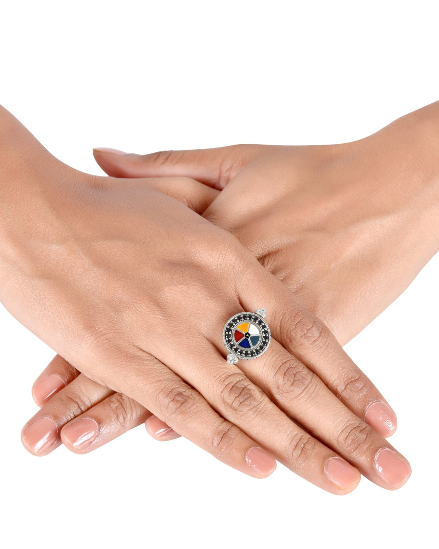 Pachranga double sided Ring