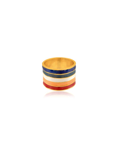 Pachranga 5 row band Ring