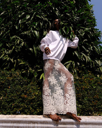 Lace Skirt (White)