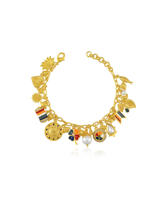 Pachranga Multi charm bracelet