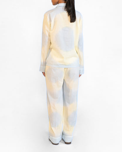 Ice Blue & Butter Yellow Pyjama Set