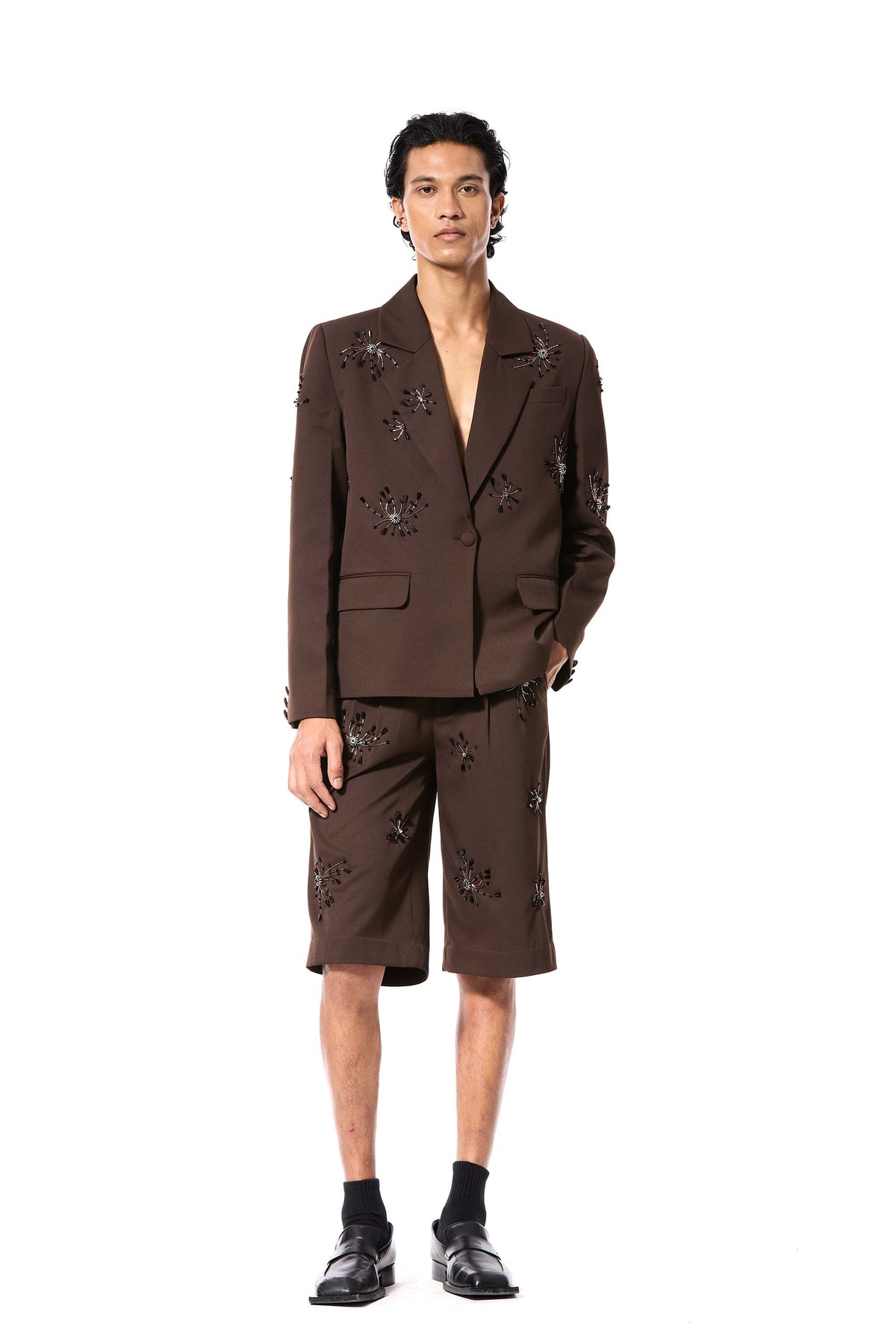 'SOLSHADOW' EMBELLISHED BLAZER