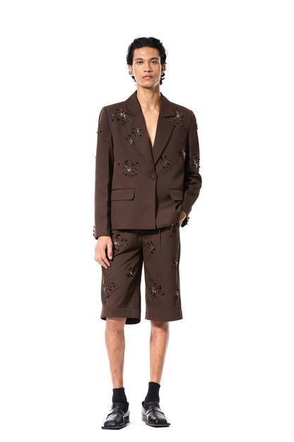 'SOLSHADOW' EMBELLISHED BLAZER