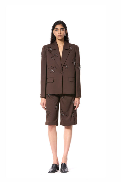 'SOLSHADOW' EMBELLISHED BLAZER