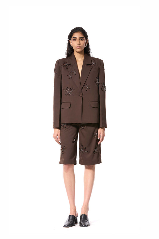 'SOLSHADOW' EMBELLISHED BLAZER