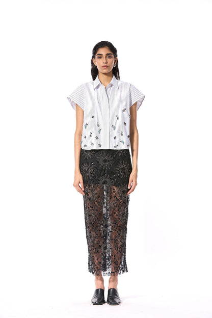 'SUNSPELL' EMBELLISHED SKIRT