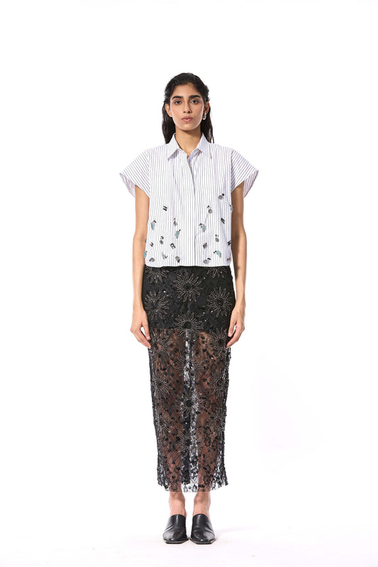 'SUNSPELL' EMBELLISHED SKIRT