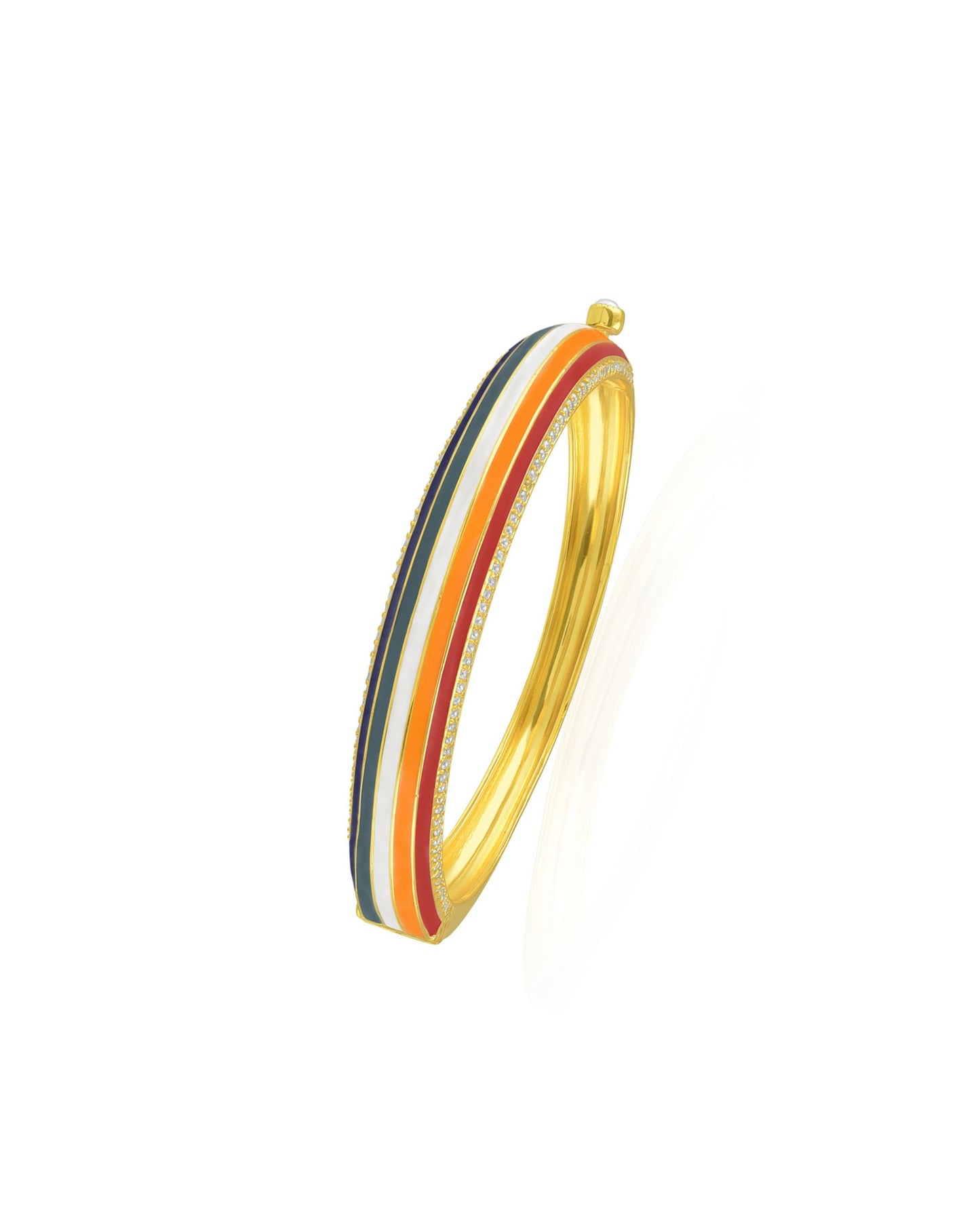 Pachranga Enamelled Bangle