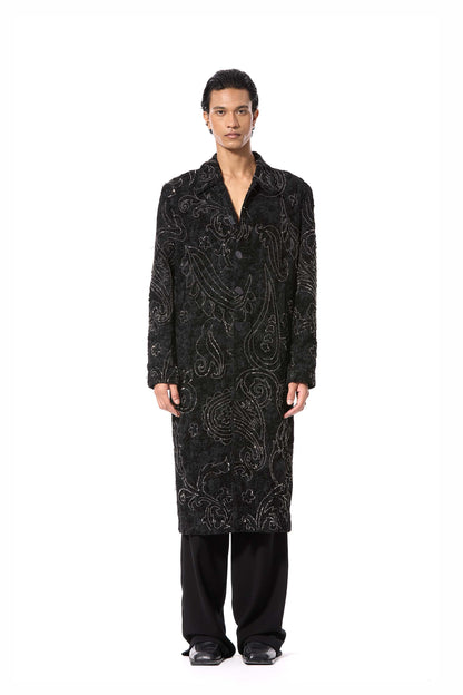 'PAISFLARE' EMBELLISHED COAT