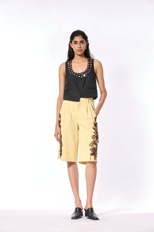 'DIAMANTE' EMBELLISHED VEST