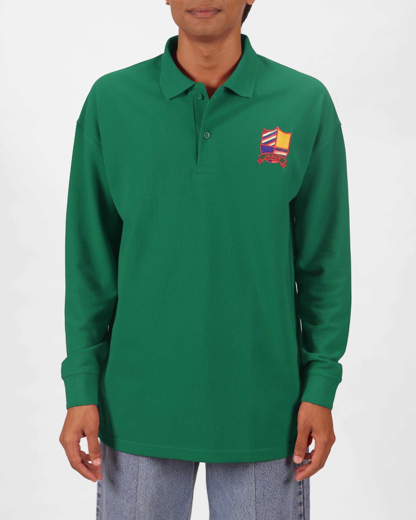 Crest Polo tshirt- Green