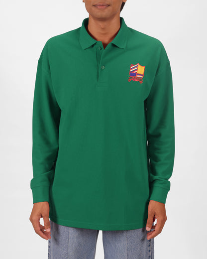 Crest Polo tshirt- Green
