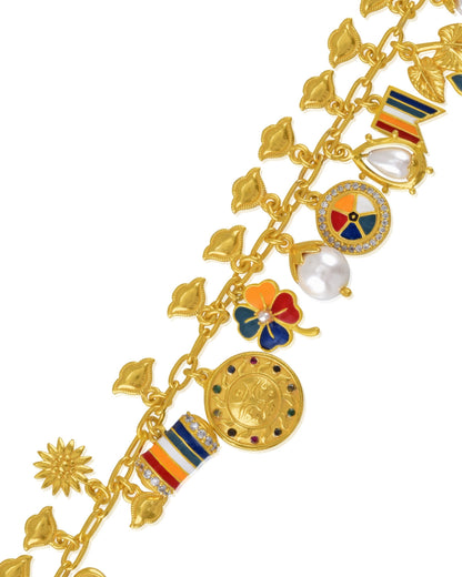 Pachranga Multi charm bracelet