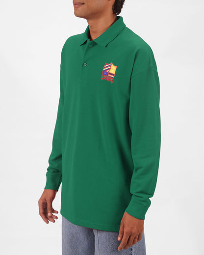Crest Polo tshirt- Green