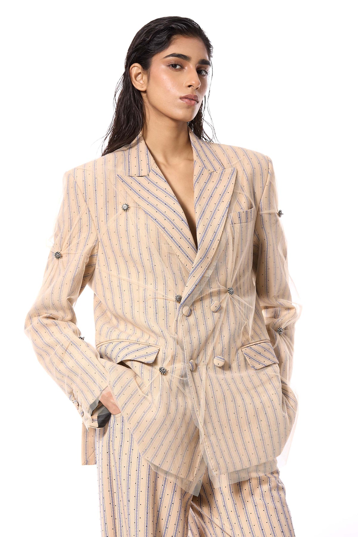 'DESERT DISCO' EMBELLISHED BLAZER