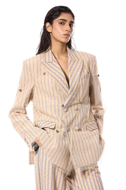'DESERT DISCO' EMBELLISHED BLAZER