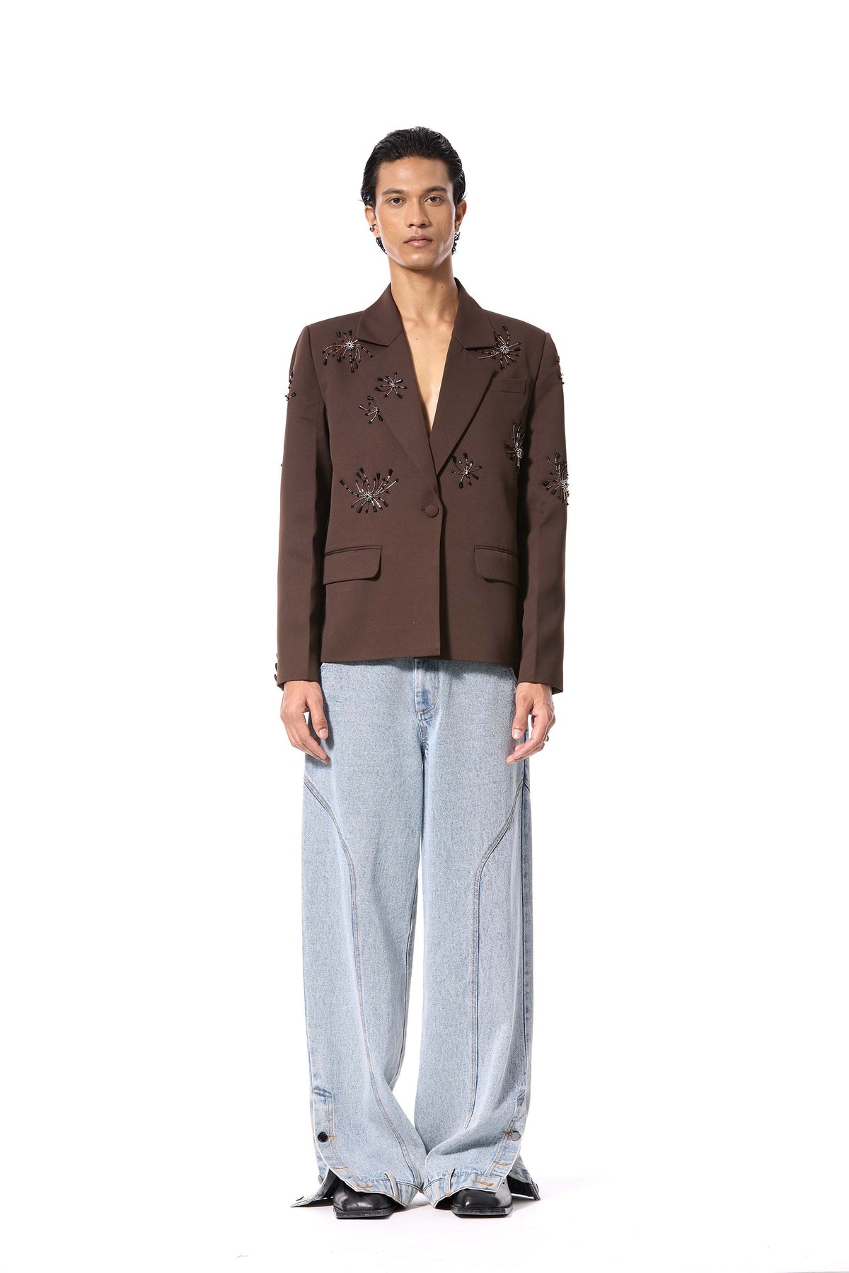 'SOLSHADOW' EMBELLISHED BLAZER