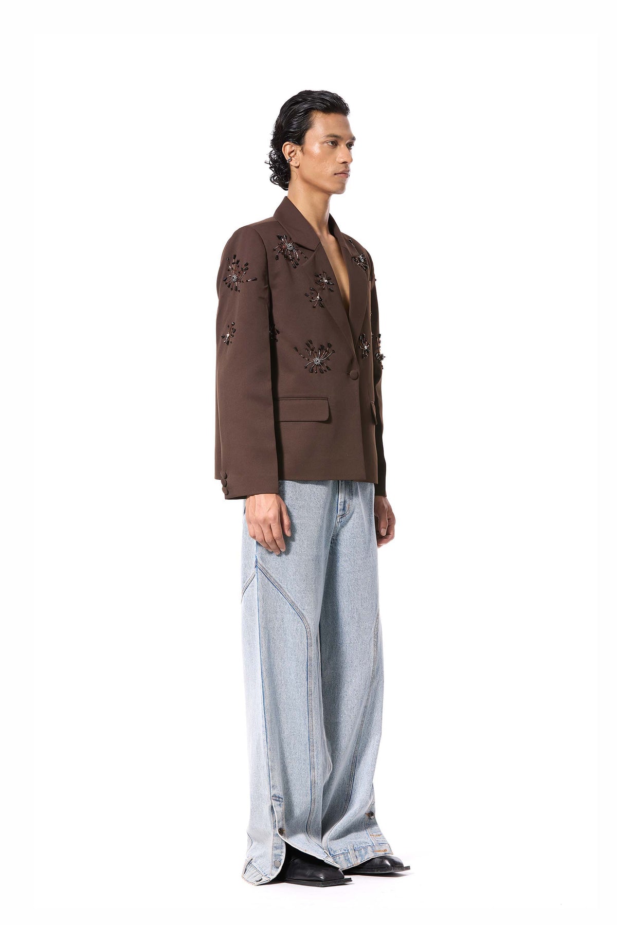 'SOLSHADOW' EMBELLISHED BLAZER