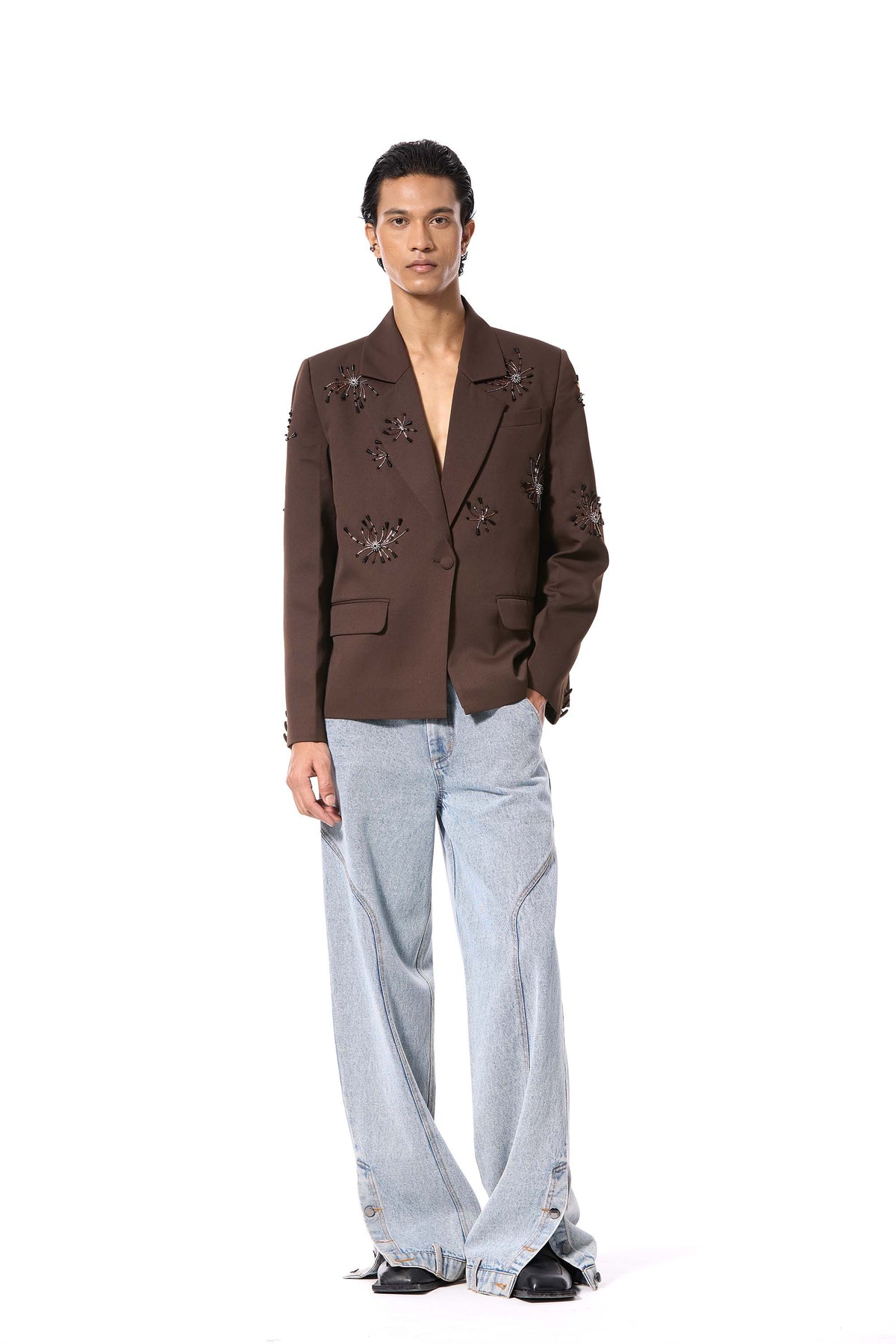 'SOLSHADOW' EMBELLISHED BLAZER