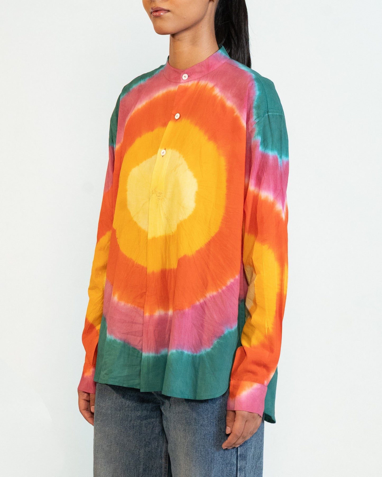 Shirt- Orange & Green
