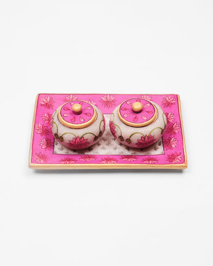 Lotus gate Pot- Double (Pink)
