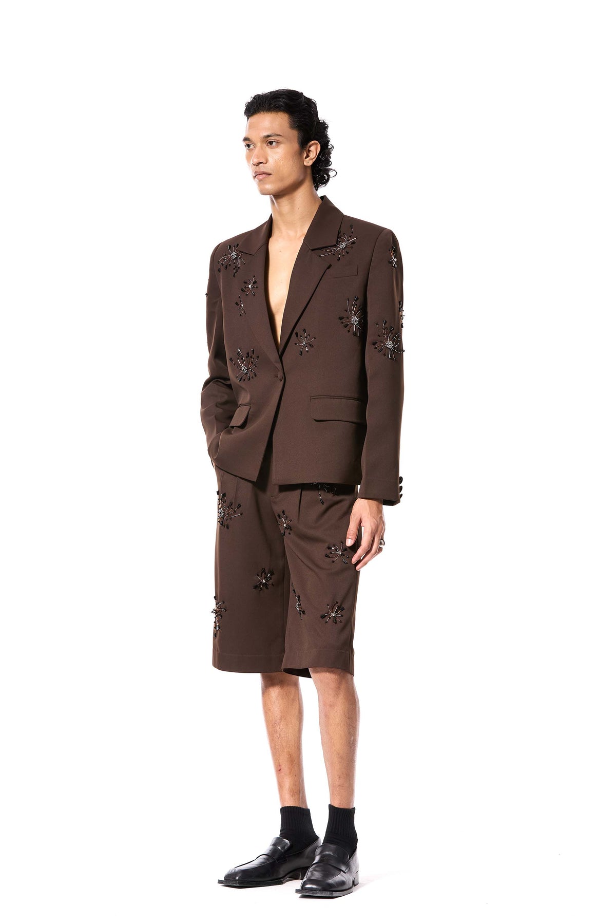 'SOLSHADOW' EMBELLISHED BLAZER