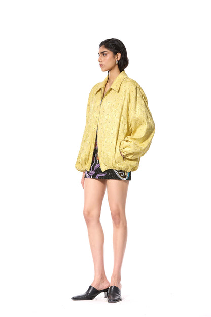 'ZELOR' EMBELLISHED BOMBER