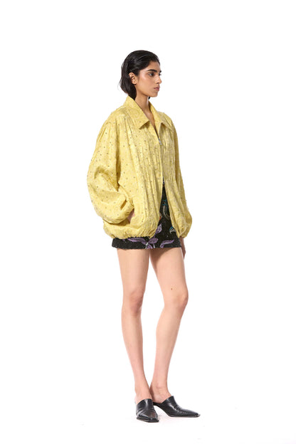 'ZELOR' EMBELLISHED BOMBER