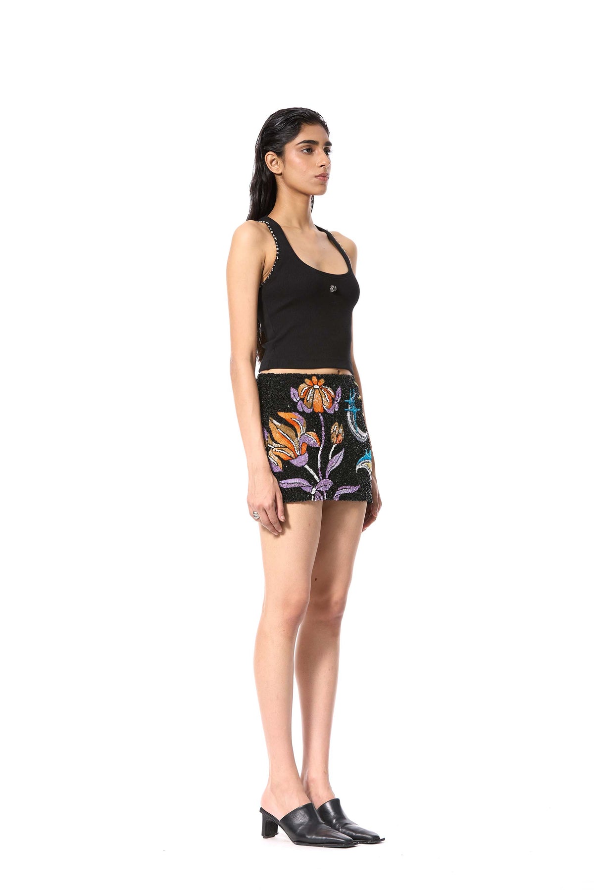 'ASTREN' EMBELLISHED TOP