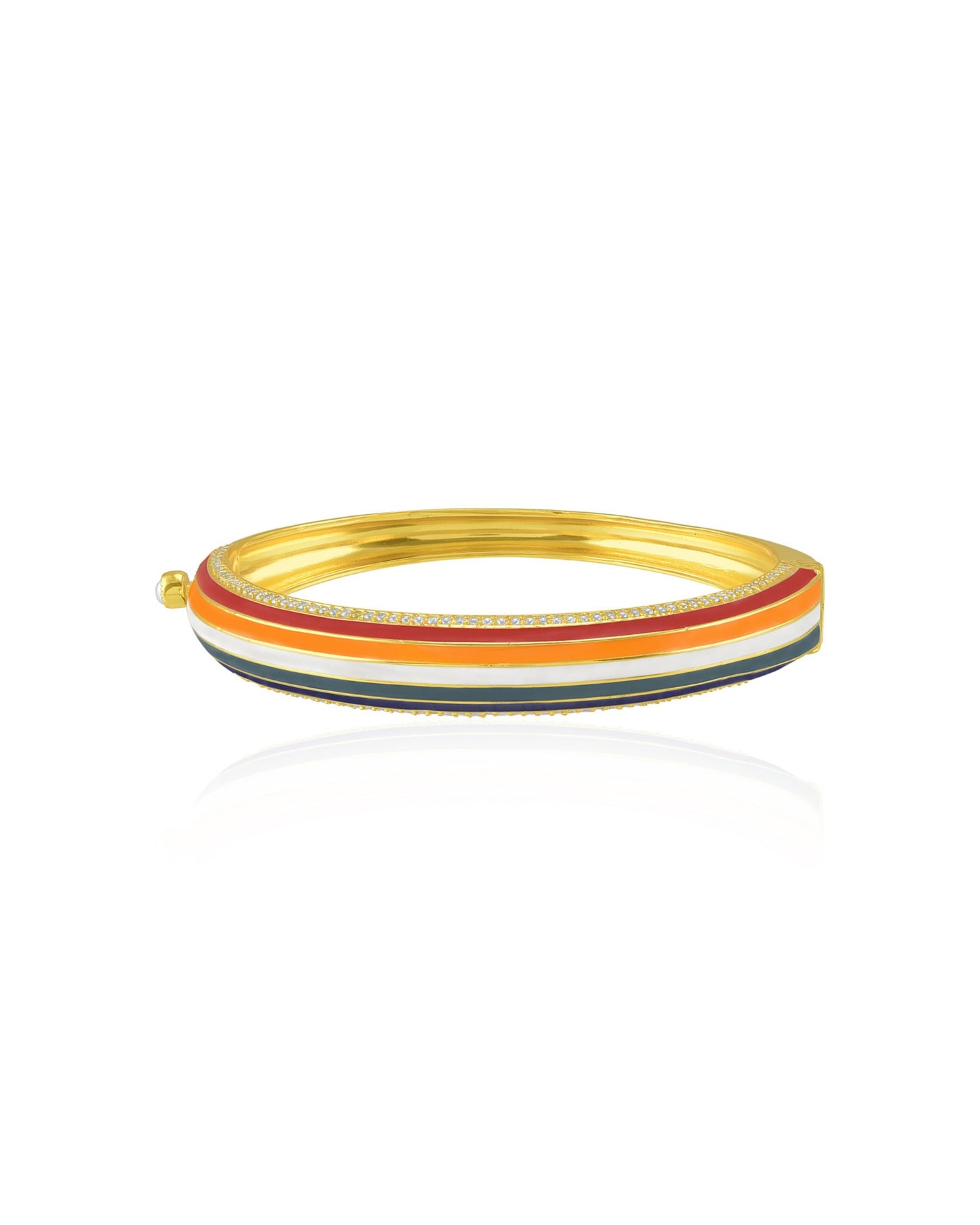 Pachranga Enamelled Bangle